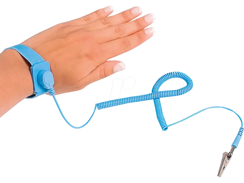 نمونه دستبند ضد الکتریسیته ساکن (ESD Wrist Strap)