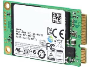 هارد درایو اس اس دی (SSD) سامسونگ (SAMSUNG) مدل MZ-M5E120BW ظرفیت 120 گیگابایت فرم فاکتور mSATA رابط SATA