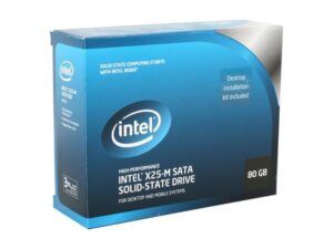 هارد درایو اس اس دی (SSD) اینتل (Intel) مدل SSDSA2MH080G2K5 ظرفیت 80 گیگابایت فرم فاکتور 2.5 اینچ رابط SATA