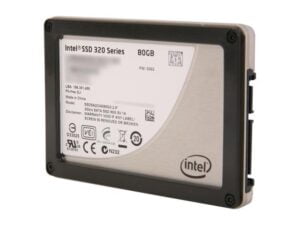 هارد درایو اس اس دی (SSD) اینتل (Intel) مدل SSDSA2CW080G310 ظرفیت 80 گیگابایت فرم فاکتور 2.5 اینچ رابط SATA
