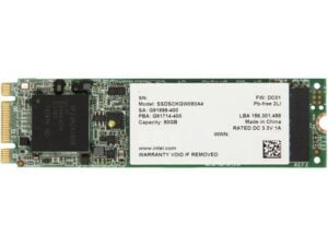 هارد درایو اس اس دی (SSD) اینتل (Intel) مدل SSDSCKGW080A401 ظرفیت 80 گیگابایت رابط SATA