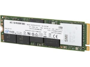 هارد درایو اس اس دی (SSD) اینتل (Intel) مدل SSDPEKKF512G7X1 ظرفیت 512 گیگابایت فرم فاکتور M.2-2280 رابط NVMe