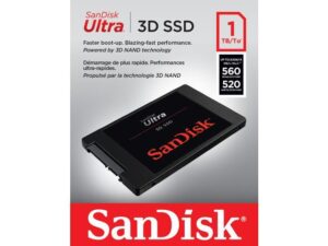 هارد درایو اس اس دی (SSD) سن دیسک (SanDisk) مدل SDSSDH3-1T00-G26 ظرفیت 1 ترابایت فرم فاکتور 2.5 اینچ رابط SATA