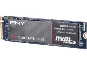 هارد درایو اس اس دی (SSD) پی ان وای (PNY) مدل M280CS2030-480-RB ظرفیت 480 گیگابایت فرم فاکتور M.2-2280 رابط NVMe