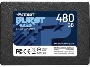 هارد درایو اس اس دی (SSD) پاتریوت (Patriot) مدل PBE480GS25SSDR ظرفیت 480 گیگابایت فرم فاکتور 2.5 اینچ رابط SATA