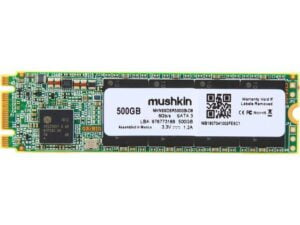هارد درایو اس اس دی (SSD) Mushkin Enhanced مدل MKNSSDSR500GB-D8 ظرفیت 500 گیگابایت فرم فاکتور M.2-2280 رابط SATA