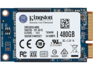 هارد درایو اس اس دی (SSD) کینگستون (Kingston) مدل SMS200S3-480G ظرفیت 480 گیگابایت فرم فاکتور mSATA رابط SATA