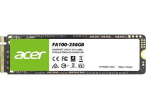 هارد درایو اس اس دی (SSD) ایسر (Acer) مدل BL-9BWWA-118 ظرفیت 256 گیگابایت فرم فاکتور M.2 رابط NVMe