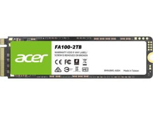 هارد درایو اس اس دی (SSD) ایسر (Acer) مدل BL-9BWWA-121 ظرفیت 2 ترابایت فرم فاکتور M.2 رابط NVMe