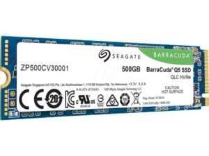 هارد درایو اس اس دی (SSD) سیگیت (Seagate) مدل ZP500CV3A001 ظرفیت 500 گیگابایت فرم فاکتور M.2-2280 رابط NVMe