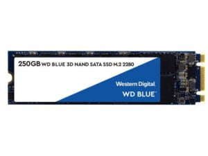 هارد درایو اس اس دی (SSD) وسترن دیجیتال (Western Digital) مدل WDS250G2B0B ظرفیت 250 گیگابایت فرم فاکتور M.2-2280 رابط SATA