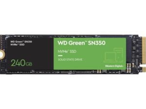 هارد درایو اس اس دی (SSD) وسترن دیجیتال (Western Digital) مدل WDS240G2G0C ظرفیت 240 گیگابایت فرم فاکتور M.2-2280 رابط NVMe