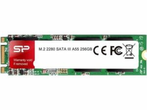 هارد درایو اس اس دی (SSD) سیلیکون پاور (Silicon Power) مدل SP256GBSS3A55M28 ظرفیت 256 گیگابایت فرم فاکتور M.2-2280 رابط SATA