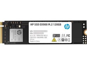 هارد درایو اس اس دی (SSD) اچ پی (HP) مدل 2YY42AA-ABC ظرفیت 120 گیگابایت فرم فاکتور M.2-2280 رابط NVMe