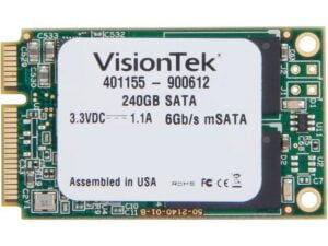 هارد درایو اس اس دی (SSD) ویژن تک (VisionTek) مدل 900612 ظرفیت 240 گیگابایت فرم فاکتور mSATA رابط SATA