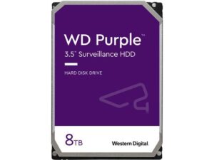 هارد دیسک درایو اینترنال وسترن دیجیتال (Western Digital) مدل WD81PURZ ظرفیت 8 ترابایت سرعت 5400RPM رابط SATA