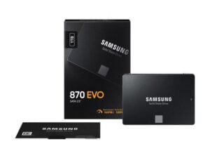 هارد درایو اس اس دی (SSD) سامسونگ (SAMSUNG) مدل MZ-77E1T0BW ظرفیت 1 ترابایت فرم فاکتور 2.5 اینچ رابط SATA