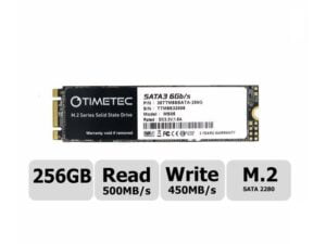 هارد درایو اس اس دی (SSD) Timetec ظرفیت 256 گیگابایت فرم فاکتور M.2-2280 رابط SATA