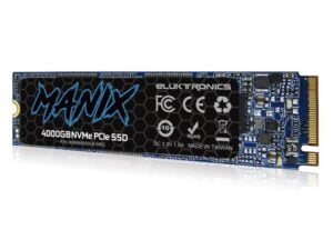 هارد درایو اس اس دی (SSD) Eluktronics مدل MANIX4000GB-G4SS ظرفیت 4 ترابایت فرم فاکتور M.2-2280 رابط NVMe