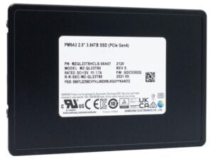 هارد درایو اس اس دی (SSD) سامسونگ (SAMSUNG) مدل MZQL23T8HCLS ظرفیت 3.84 ترابایت فرم فاکتور 2.5 اینچ U.2 رابط NVMe