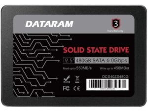 هارد درایو اس اس دی (SSD) دیتارم (Dataram) ظرفیت 480 گیگابایت فرم فاکتور 2.5 اینچ رابط SATA