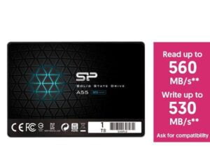 هارد درایو اس اس دی (SSD) سیلیکون پاور (Silicon Power) مدل SP001TBSS3A55S25 ظرفیت 1 ترابایت فرم فاکتور 2.5 اینچ رابط SATA