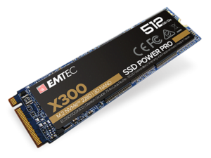هارد درایو اس اس دی (SSD) امتک (EMTEC) مدل ECSSD512GX300 ظرفیت 512 گیگابایت فرم فاکتور M.2-2280 رابط NVMe