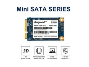 هارد درایو اس اس دی (SSD) Faspeed ظرفیت 512 گیگابایت فرم فاکتور mSATA