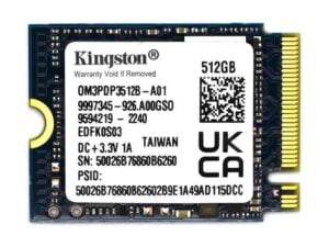 هارد درایو اس اس دی (SSD) کینگستون (Kingston) مدل OM3PDP3512B ظرفیت 512 گیگابایت فرم فاکتور M.2-2230