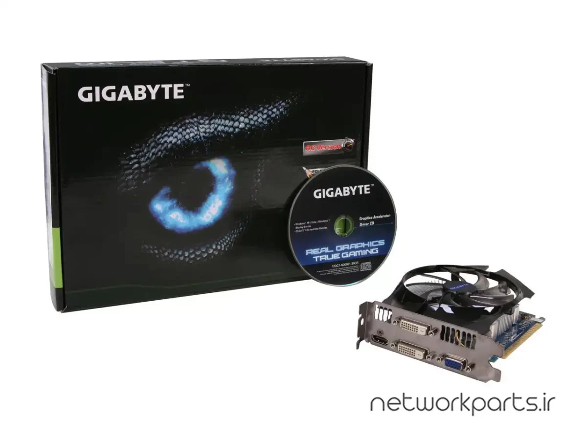 کارت گرافیکی گیگابایت (GIGABYTE) مدل GV-N640OC-2GI پردازنده گرافیکی GeForce-GT640 حافظه 2 گیگابایت نوع DDR3