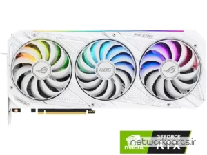 کارت گرافیکی ایسوس (ASUS) مدل RTX3070-O8G-WHITE پردازنده گرافیکی GeForce-RTX3070 حافظه 8 گیگابایت نوع GDDR6