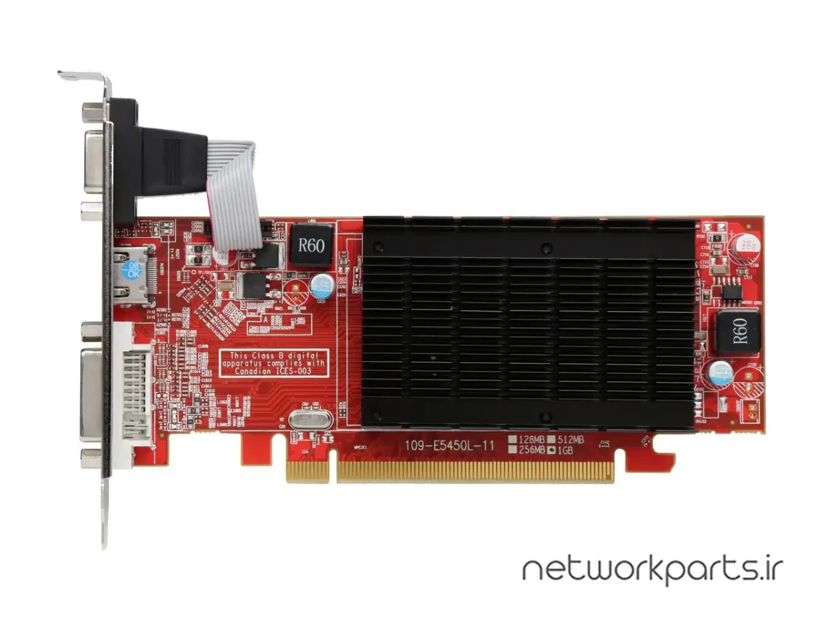 کارت گرافیکی ویژن تک (VisionTek) مدل 900860 پردازنده گرافیکی Radeon-5450 حافظه 1 گیگابایت نوع DDR3