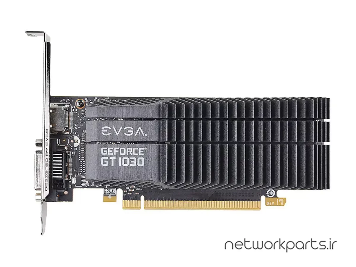 کارت گرافیکی ای وی جی ای (EVGA) مدل 02G-P4-6332-KR پردازنده گرافیکی GeForce-GT1030 حافظه 2 گیگابایت نوع GDDR5
