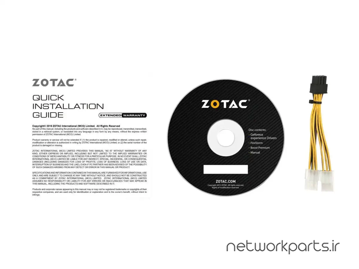 کارت گرافیکی زوتک (Zotac) مدل ZT-P10710G-10P پردازنده گرافیکی GeForce-GTX1070Ti حافظه 8 گیگابایت نوع GDDR5