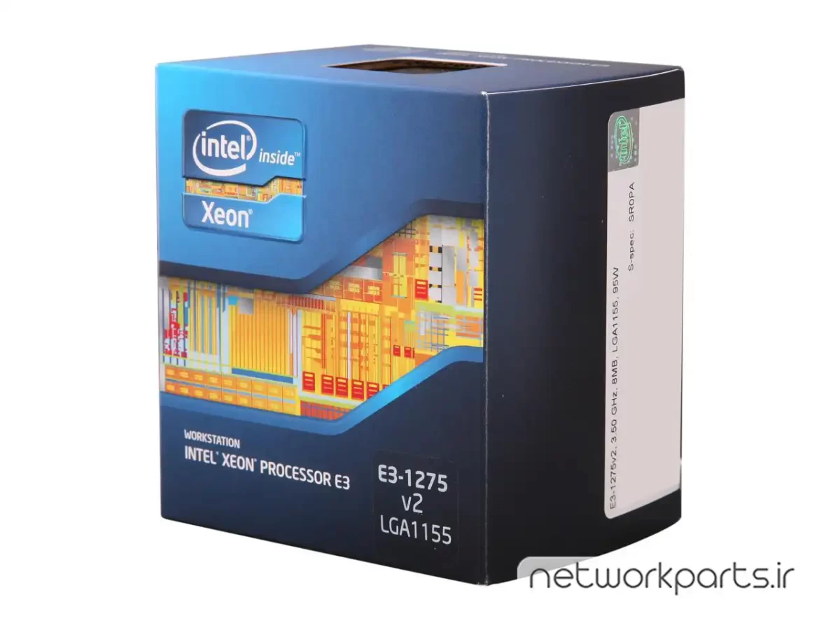 پردازنده سرور اینتل (Intel) سری Xeon مدل BX80637E31275V2 فرکانس 3.5 گیگاهرتز سوکت LGA1155