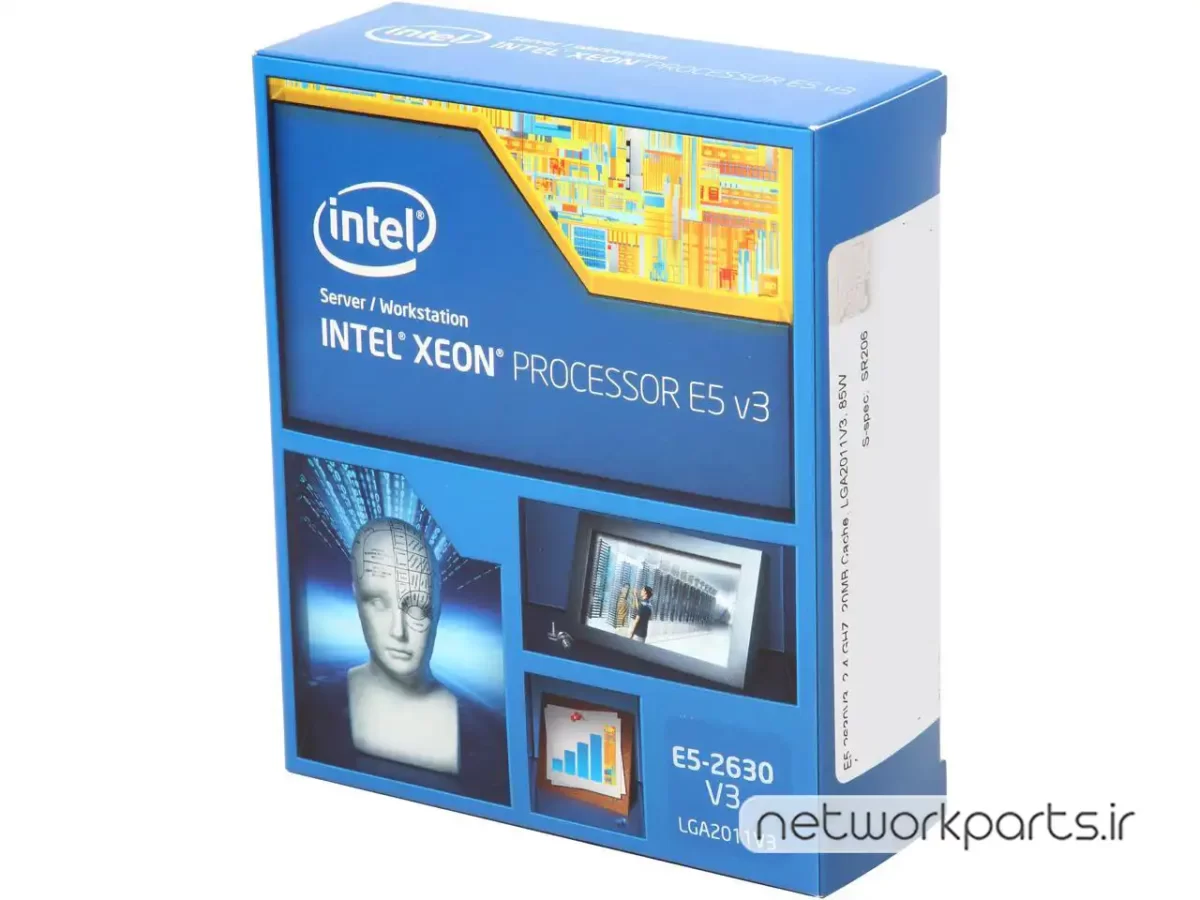 پردازنده سرور اینتل (Intel) سری Xeon مدل BX80644E52630V3 فرکانس 2.4 گیگاهرتز سوکت LGA2011-3