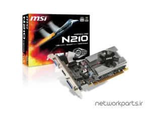 کارت گرافیکی ام اس آی (MSI) مدل N210-MD1G-D3 پردازنده گرافیکی GeForce-210 حافظه 1 گیگابایت نوع SDRAM
