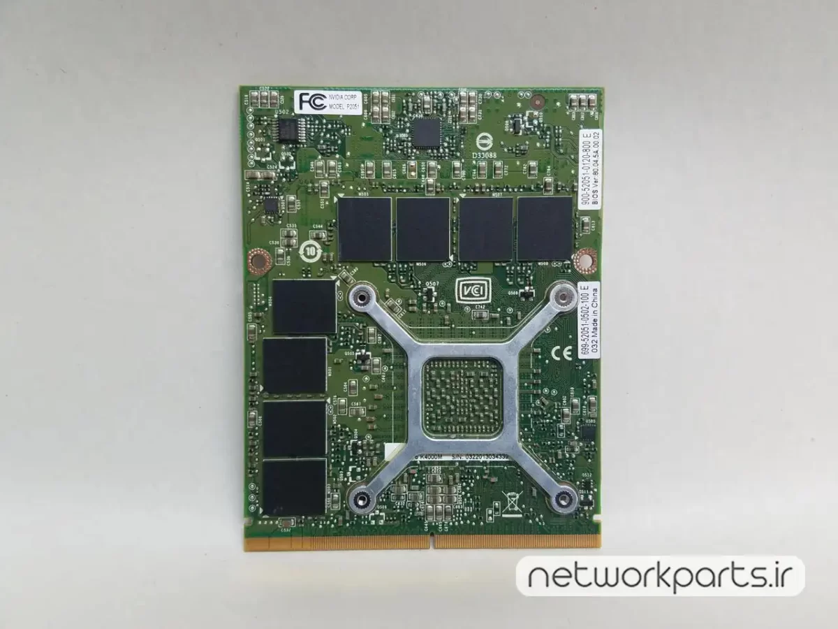 کارت گرافیکی انویدیا (NVIDIA) مدل Quadro-K4000M پردازنده گرافیکی Quadro-K4000M حافظه 4 گیگابایت نوع GDDR