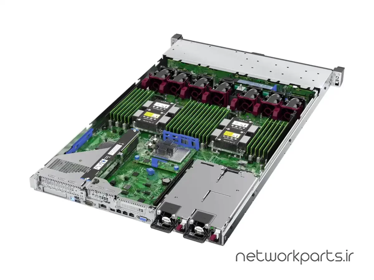 سرور رک اچ پی (HP) سری ProLiant مدل DL360 G10(P56955-B21) دارای 1 پردازنده مدل Silver 4208 سوکت LGA3647 بدون هارد درایو بهمراه حافظه رم 32GB با فرم فاکتور 1U