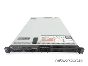 سرور رک دل (DELL) سری PowerEdge مدل R620 دارای 2 پردازنده مدل E5-2603 سوکت LGA2011 بدون هارد درایو بهمراه حافظه رم 48GB با فرم فاکتور 1U