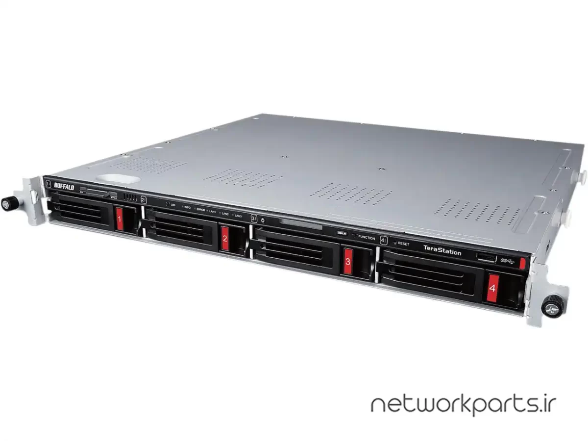 ذخیره ساز تحت شبکه (NAS) بوفالو (Buffalo) مدل TS5410RN3204 دارای 32TB (4x 8TB) هارد درایو و 4GB حافظه رم