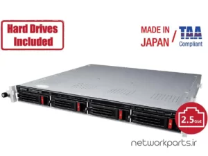 ذخیره ساز تحت شبکه (NAS) بوفالو (Buffalo) مدل TS3420RN1604 دارای 16TB (4x 4TB) هارد درایو و 1GB حافظه رم