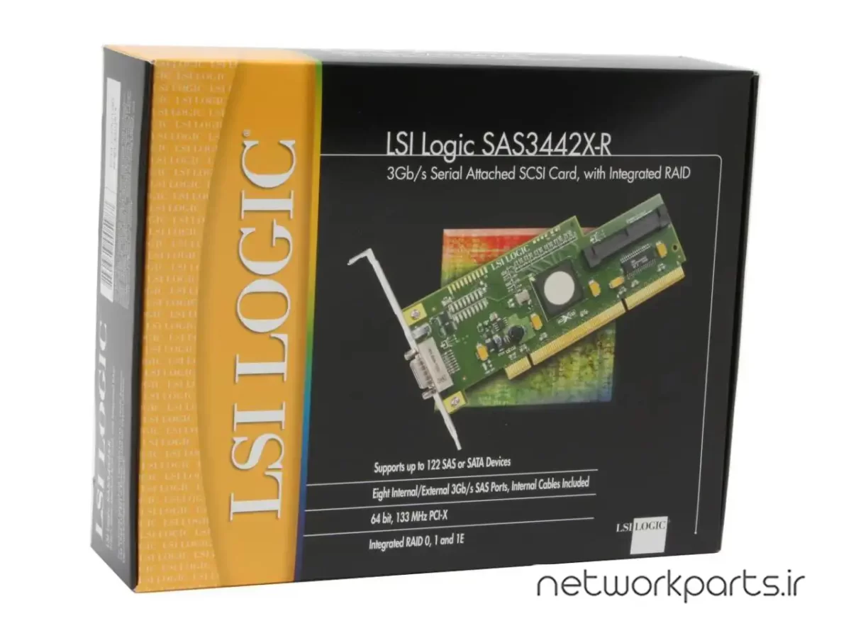 کارت کنترلر SATA/SAS ال اس آی (LSI) مدل SAS3442X-RKIT کد LSI00100