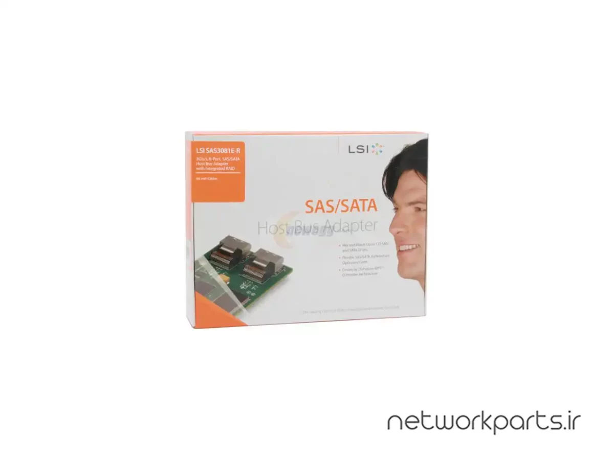 کارت RAID کنترلر SATA/SAS ال اس آی (LSI) مدل SAS3081E-R کد LSI00151