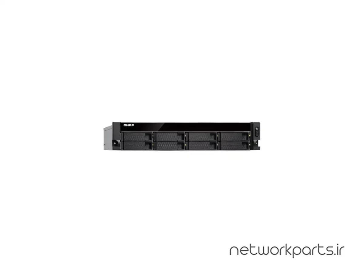 ذخیره ساز تحت شبکه (NAS) کیونپ (Qnap) مدل TVS-872XU-RP-I3-4G-US دارای 4GB حافظه رم