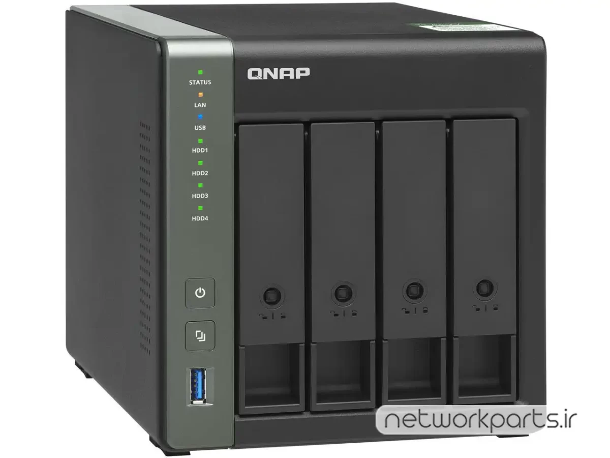 ذخیره ساز تحت شبکه (NAS) کیونپ (Qnap) مدل TS-431KX-2G-US بدون هارد درایو دارای 2GB حافظه رم