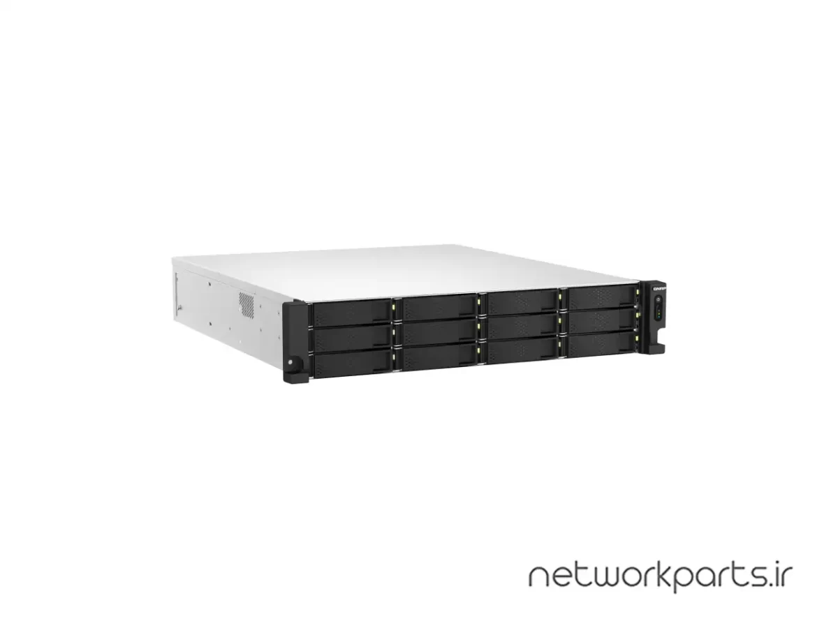 ذخیره ساز تحت شبکه (NAS) کیونپ (Qnap) مدل TS-H1887XU-RP-E2334-16G-US بدون هارد درایو دارای 16GB حافظه رم