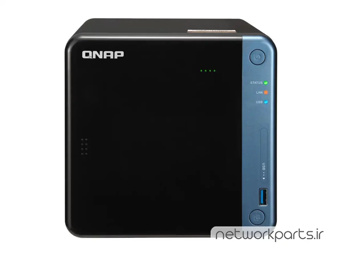 ذخیره ساز تحت شبکه (NAS) کیونپ (Qnap) مدل TS-453BE-2G-US دارای 2GB حافظه رم
