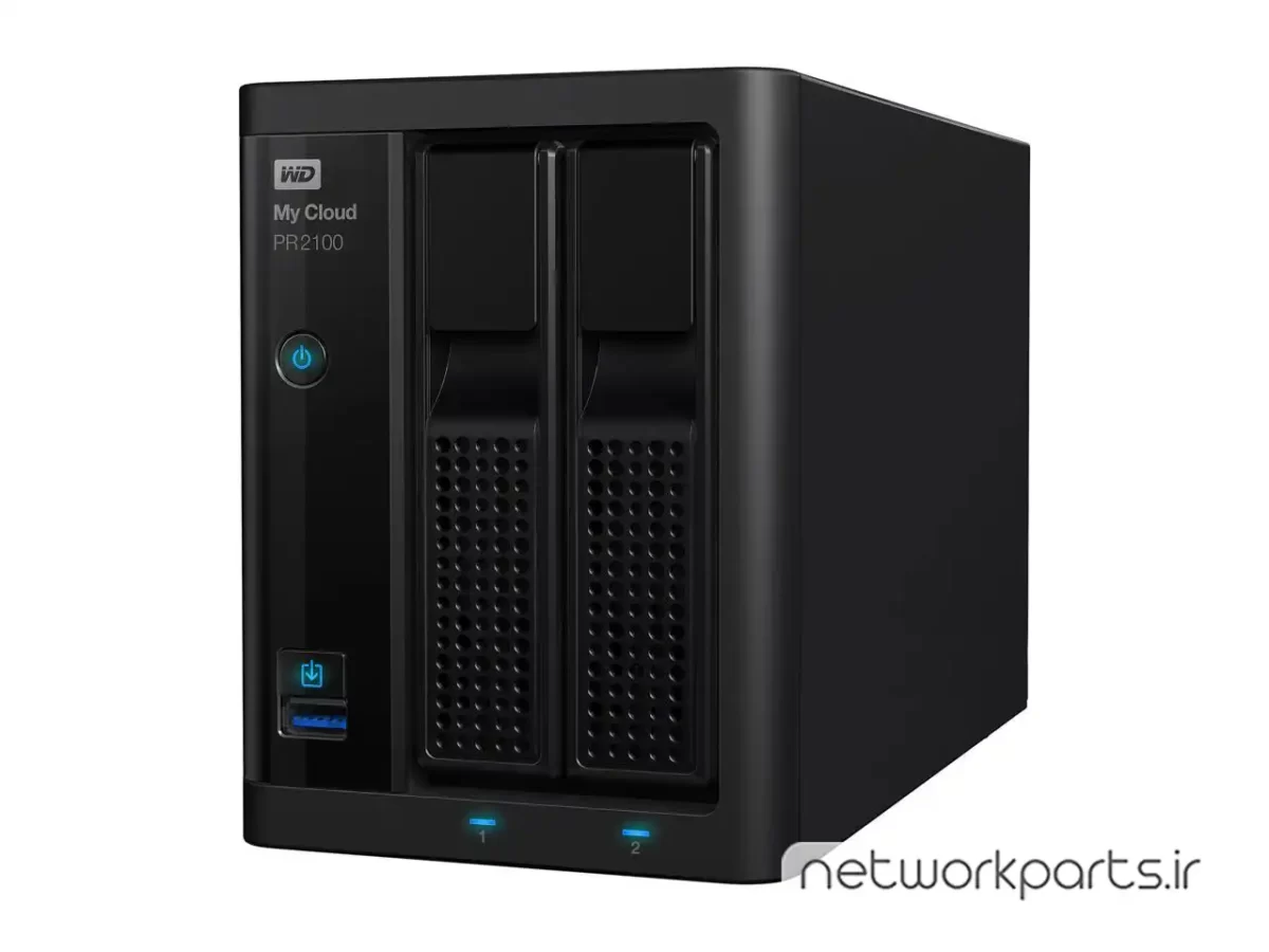 ذخیره ساز تحت شبکه (NAS) وسترن دیجیتال (Western Digital) مدل WDBBCL0200JBK-NESN دارای 20TB هارد درایو و 4GB حافظه رم