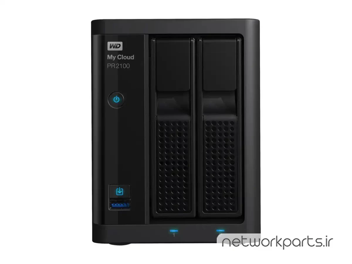 ذخیره ساز تحت شبکه (NAS) وسترن دیجیتال (Western Digital) مدل WDBBCL0200JBK-NESN دارای 20TB هارد درایو و 4GB حافظه رم